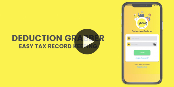 Deduction Grabber App records your work expenses to claim on your income tax return quick and easy